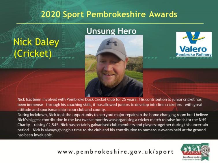 Unsung Hero - Nick Daley